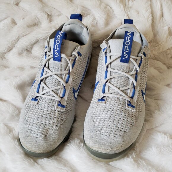 Nike Air Vapormax 2021 Flyknit Bold Blue DH4085-002 Men's Size US 10 / EU 44 - Picture 4 of 14